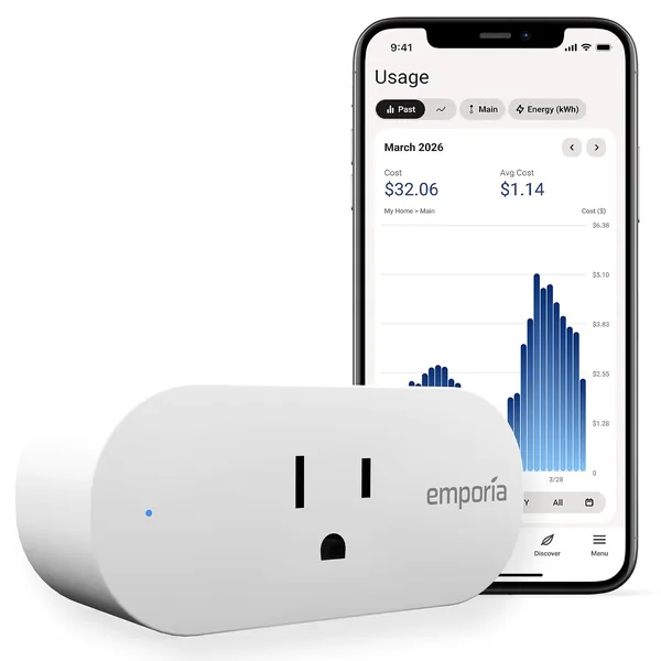 Emporia Smart Plug with Energy Monitor